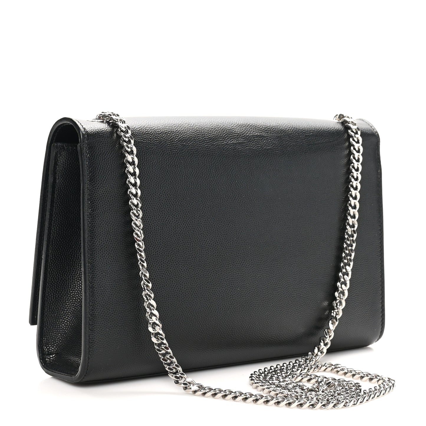 Grain De Poudre Medium Classic Monogram Kate Satchel Black