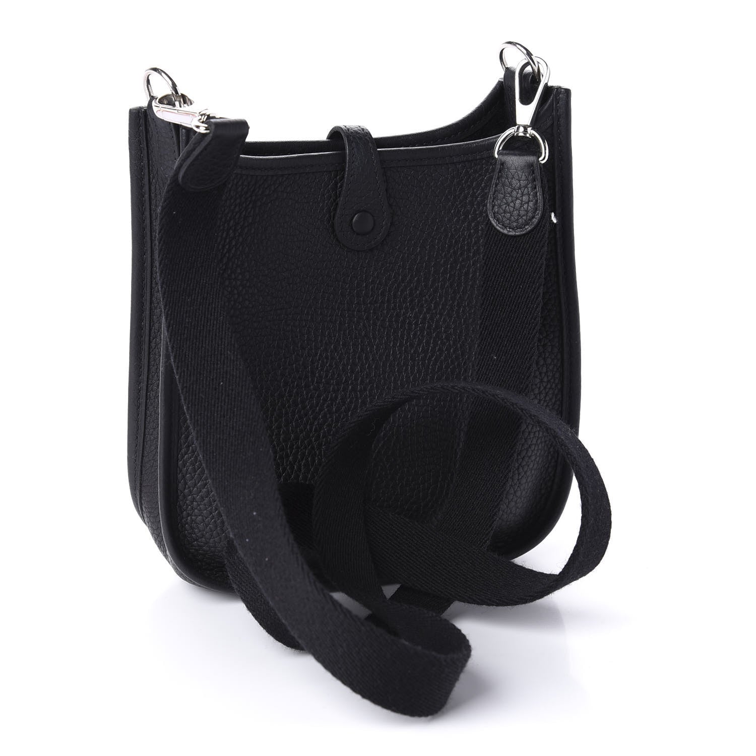 Hermes Taurillon Clemence Evelyne TPM Black 3 of 10