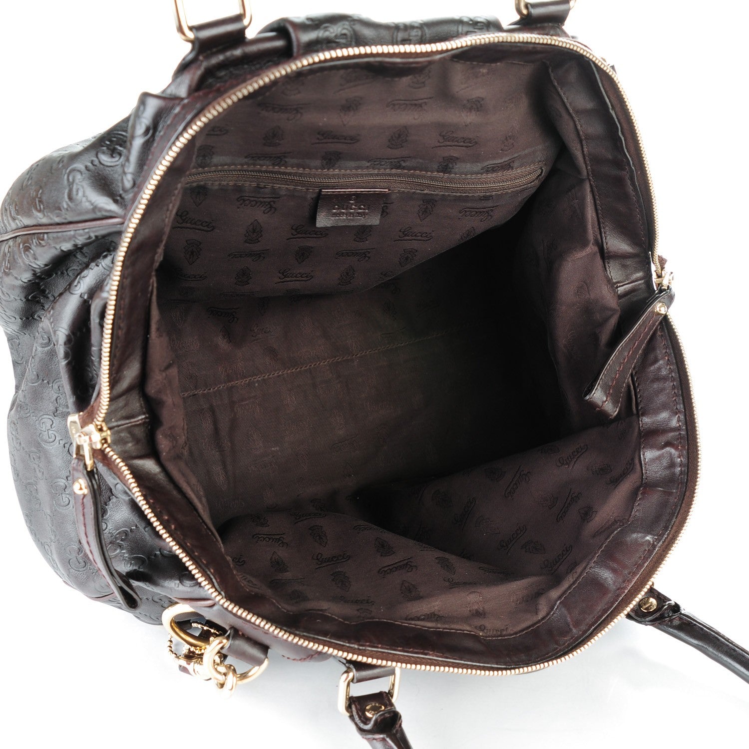 Gucci Guccissima Medium Sukey Boston Chocolate 5 of 8