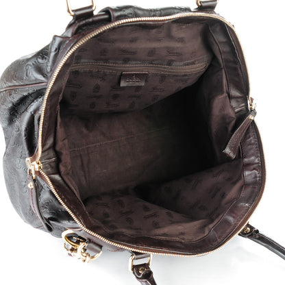 Gucci Guccissima Medium Sukey Boston Chocolate 5 of 8