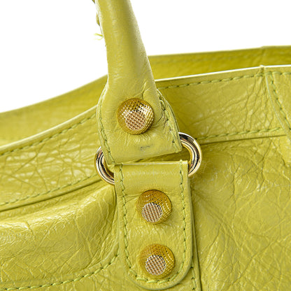 Balenciaga Agneau Giant 12 Gold Hardware City Jaune Poussin 18 of 19