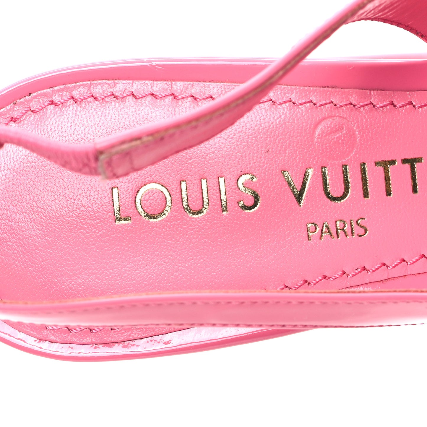 Patent Calfskin Shake Slingback Pumps 38.5 Pink