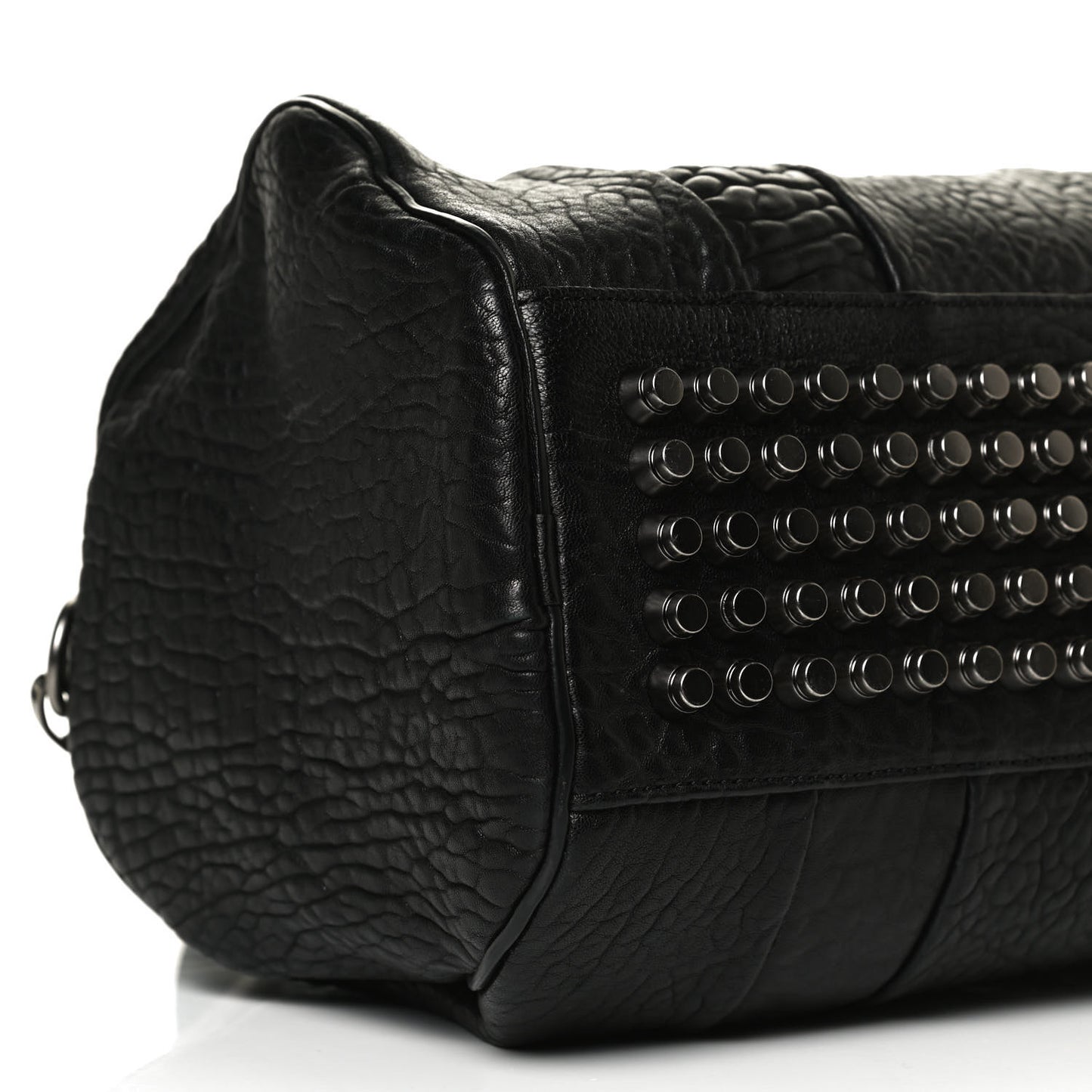 Pebbled Lambskin Rocco Black Nickel Hardware