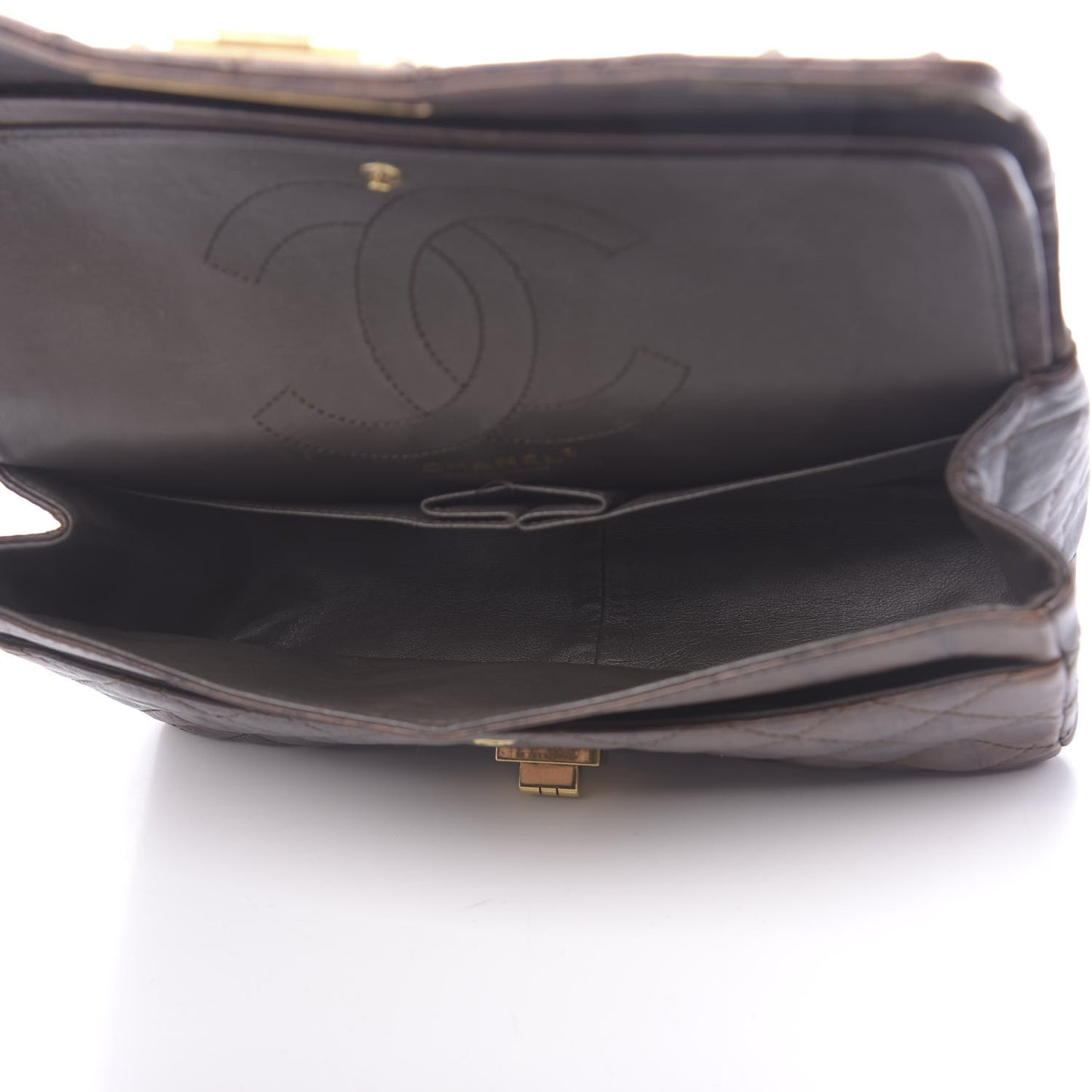 Aged Calfskin Quilted 2.55 Paris Shanghai Reissue 226 Flap Brown