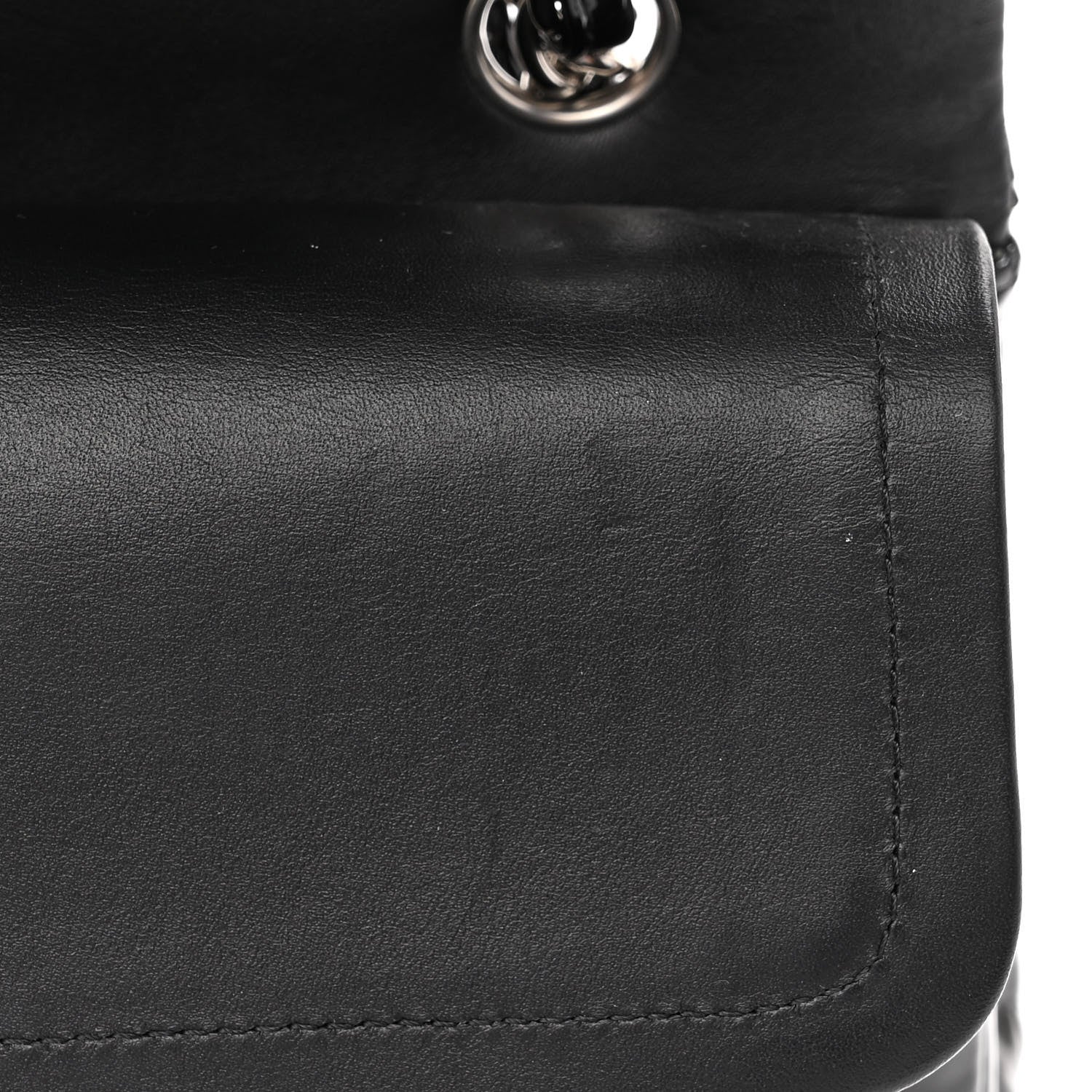 Chanel Patent Quilted Medium Double Flap Black 12 of 12
