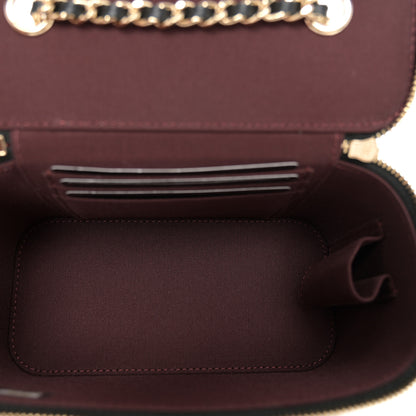 Chanel Lambskin Quilted Small Vanity Case With Chain Black 5 of 10