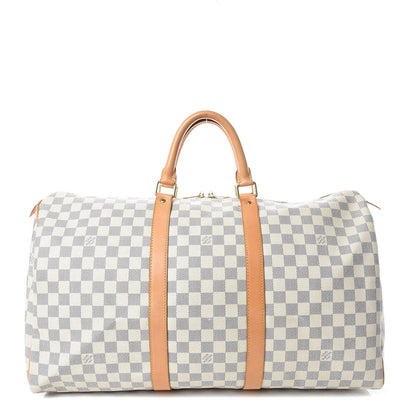 Louis Vuitton Damier Azur Keepall 50 1 of 10