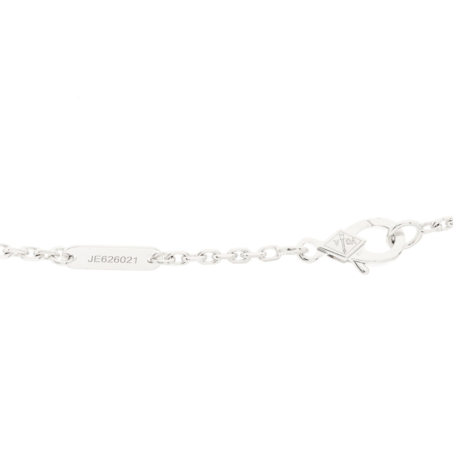 Van Cleef & Arpels 18K White Gold Black Onyx Magic Alhambra Pendant Necklace 4 of 5