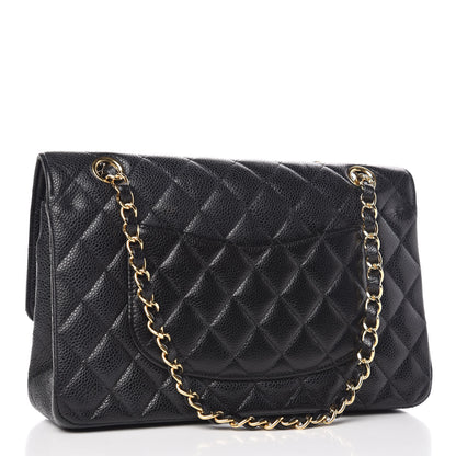 Chanel Caviar Quilted Medium Double Flap Black 3 of 13