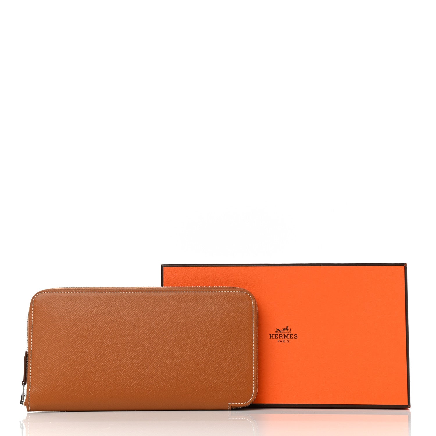 Hermes Epsom Silk'In Wallet Gold 8 of 8