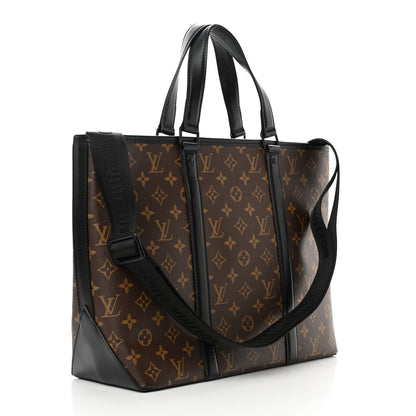 Louis Vuitton Monogram Macassar Weekend Tote PM 4 of 11