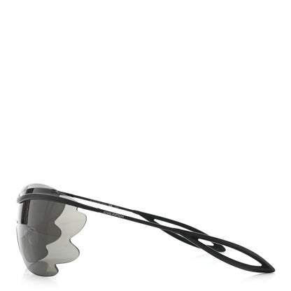 Louis Vuitton Metal Bohemian Vuittony Mask Sunglasses Z1227U Black 3 of 9