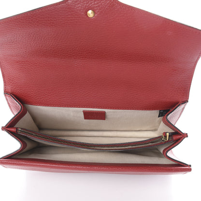 Gucci Dollar Calfskin Swarovski Crystal Small Dionysus Shoulder Bag Hibiscus Red 4 of 8