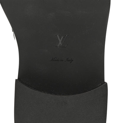 Louis Vuitton x Yayoi Kusama Academy Leather Loafers 39 Black 8 of 9