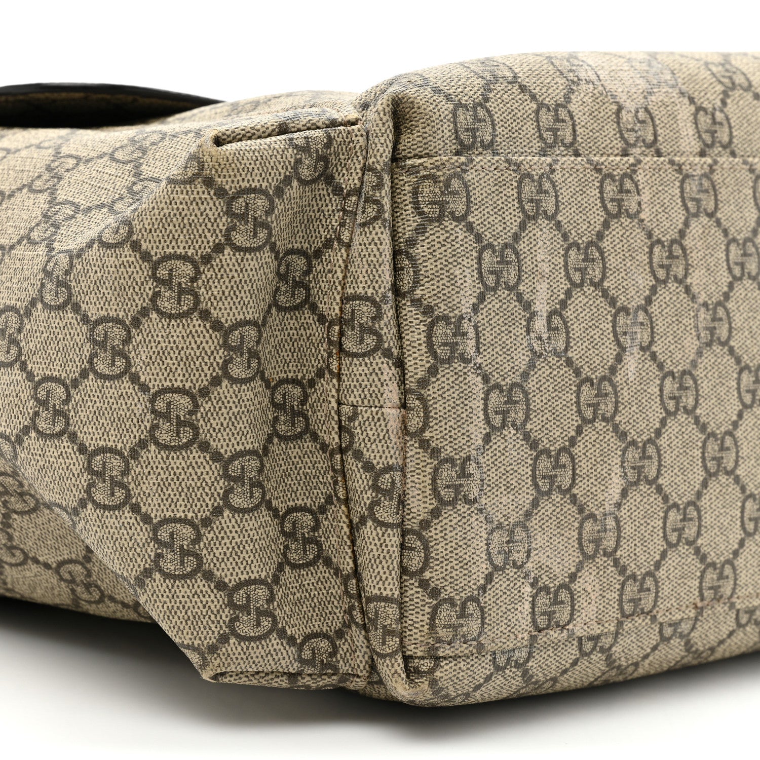Gucci GG Plus Monogram Messenger Diaper Bag Dark Brown 9 of 17