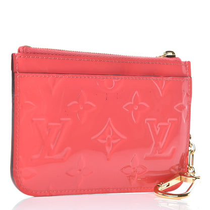 Louis Vuitton Vernis Key Pouch Rose Litchi 3 of 10