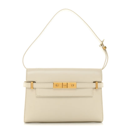 Saint Laurent Smooth Calfskin Manhattan Shoulder Bag Crema Soft 1 of 10