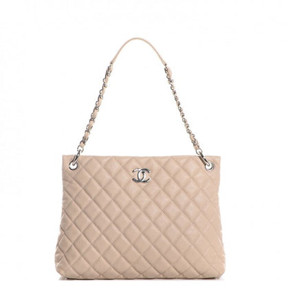 Chanel Caviar Easy Zip Tote Beige Clair 8 of 14