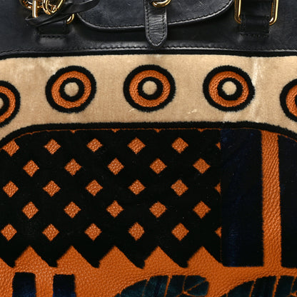 Burberry Calfskin Velvet Medium Milverton Satchel Copper Orange 9 of 15