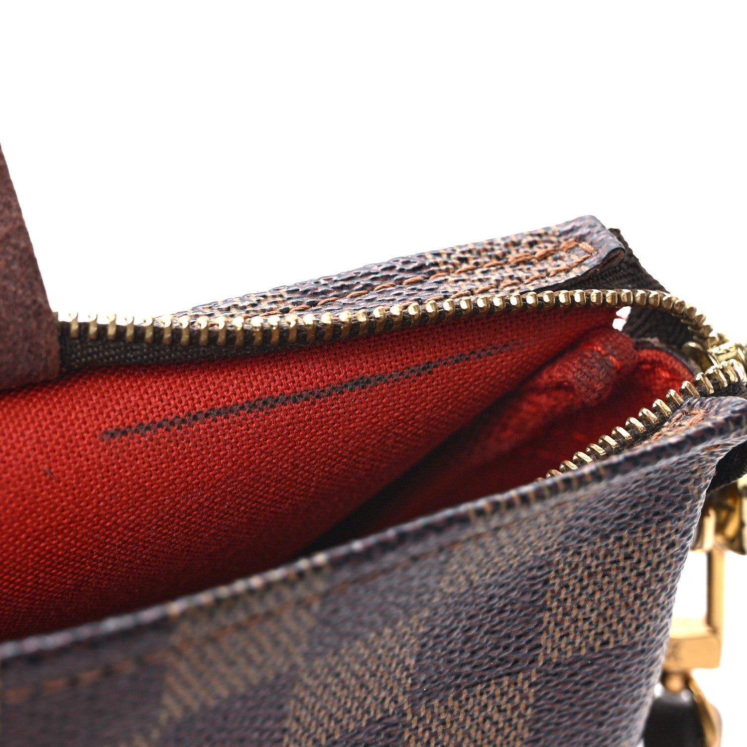 Louis Vuitton Damier Ebene Trousse Make Up Bag Pochette 8 of 14