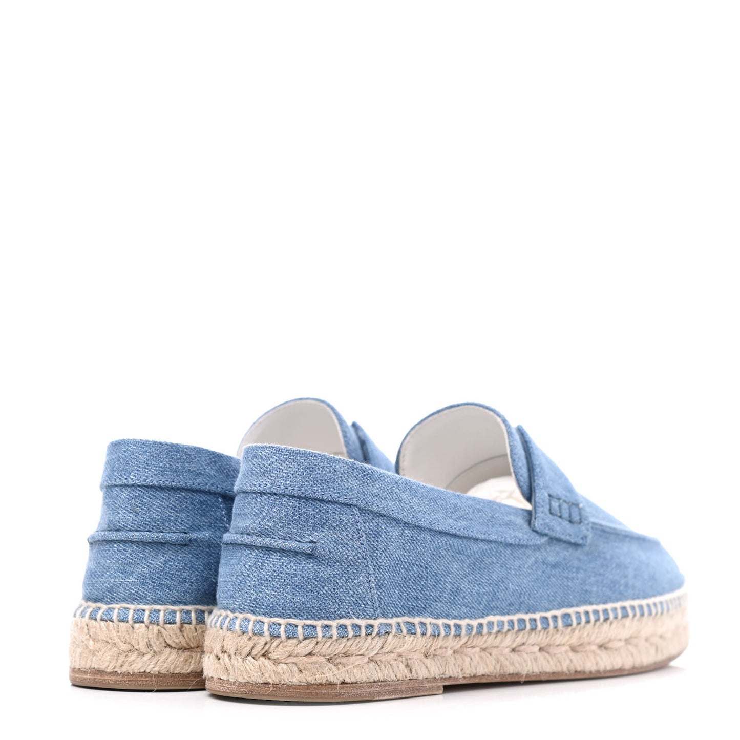 Denim Canvas Womens Trip Espadrilles 39 Bleu Clair