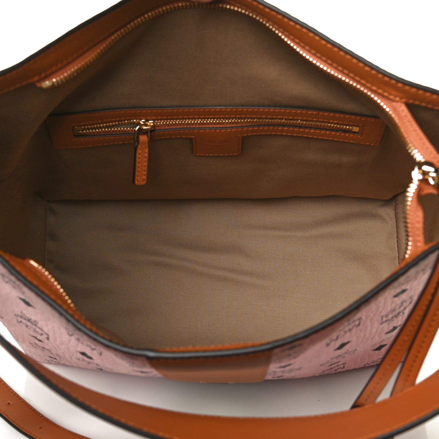 MCM Visetos Medium Klara Hobo Soft Pink 5 of 9