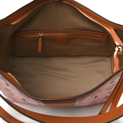MCM Visetos Medium Klara Hobo Soft Pink 5 of 9