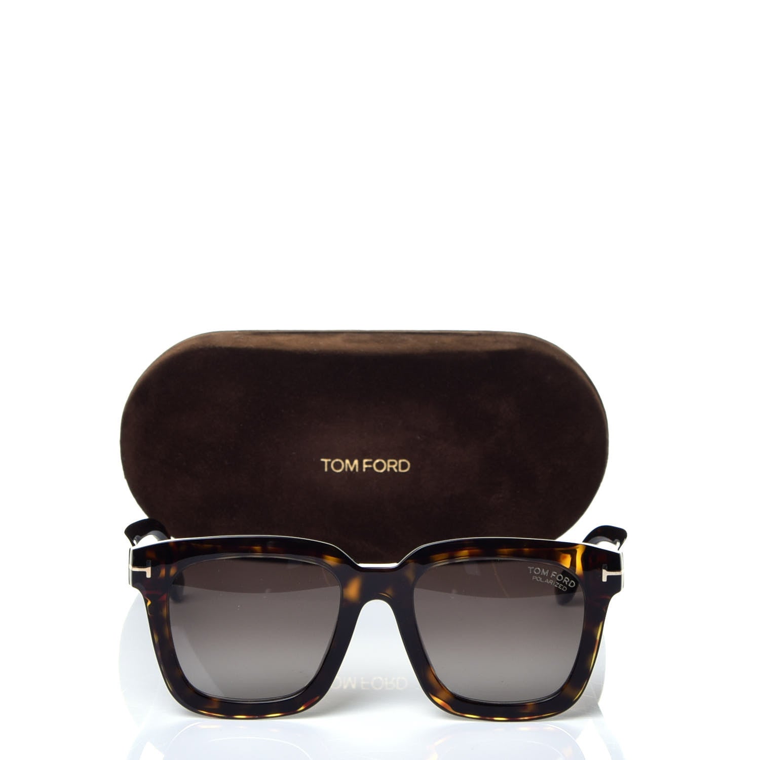 Tom Ford Square Sari TF690 Sunglasses Tortoise 8 of 8