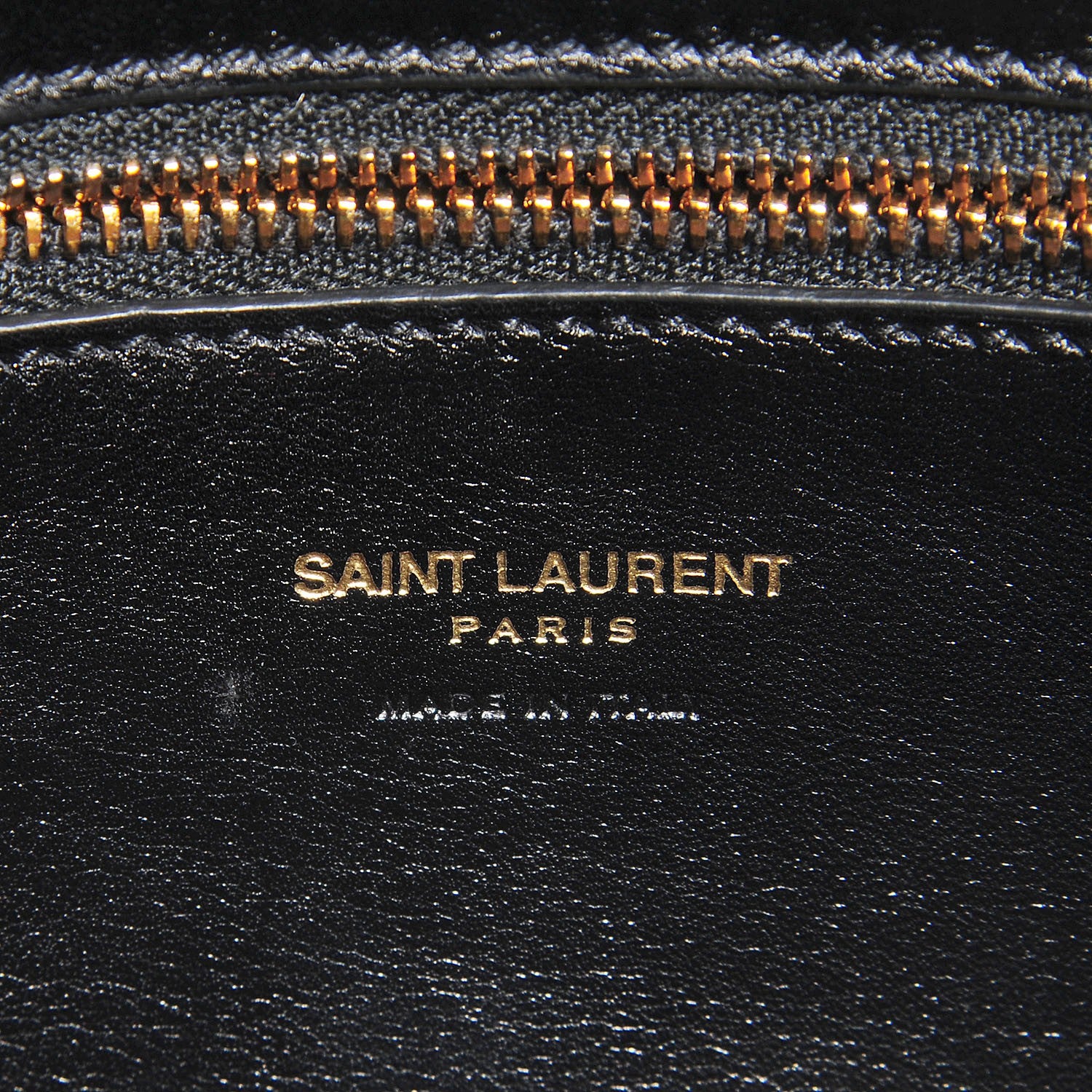 Saint Laurent Calfskin Small Cabas Monogram Black 5 of 7