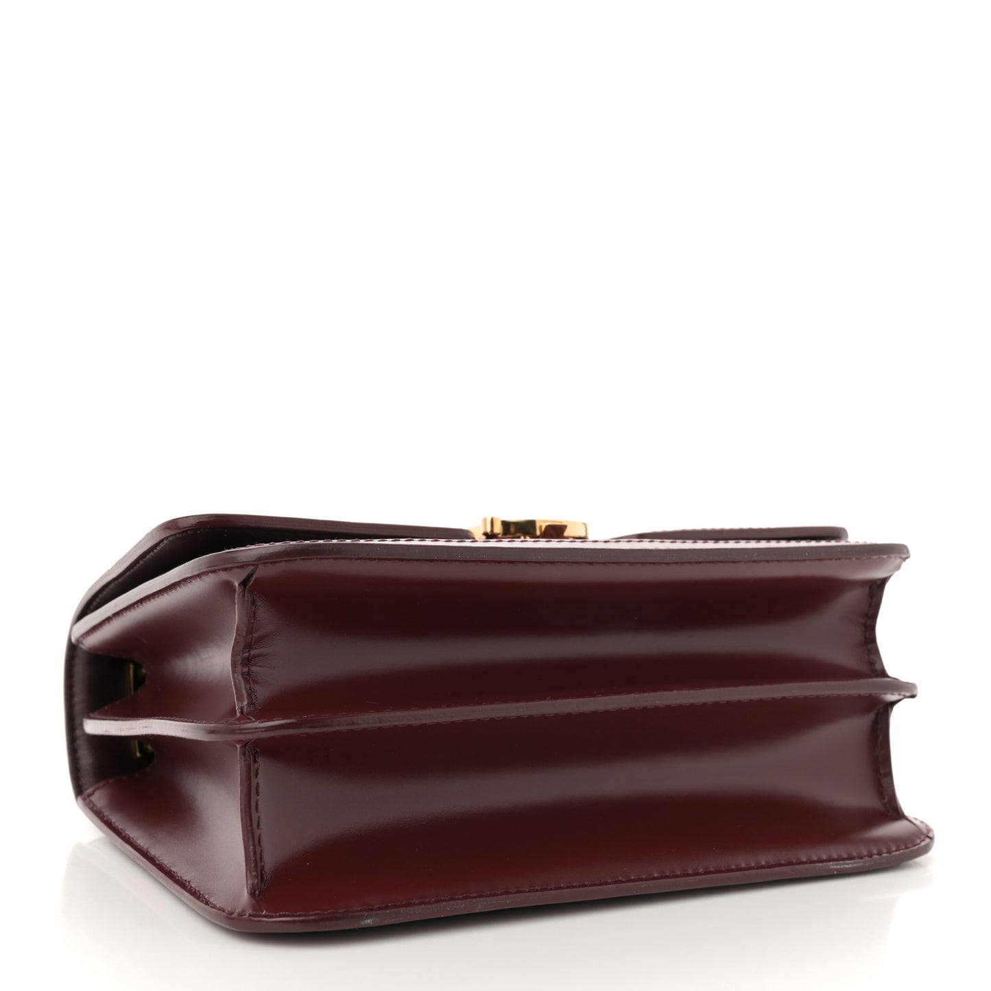 Calfskin Monogram Embossed Small TB Chain Bag Oxblood