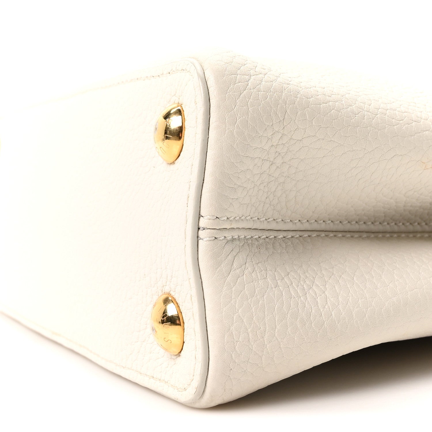 Louis Vuitton Taurillon Capucines BB Blanc Casse 9 of 9