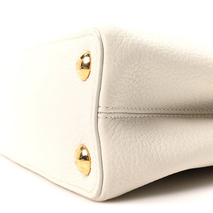 Louis Vuitton Taurillon Capucines BB Blanc Casse 9 of 9