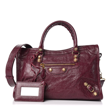 Balenciaga Agneau Giant 12 Gold Hardware S City Violet Prune 1 of 11