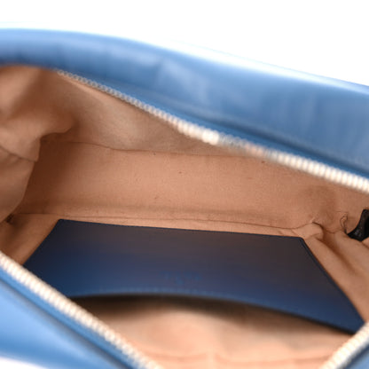 Gucci Calfskin Matelasse Aria Small GG Marmont Chain Shoulder Bag Clear Blue 6 of 9