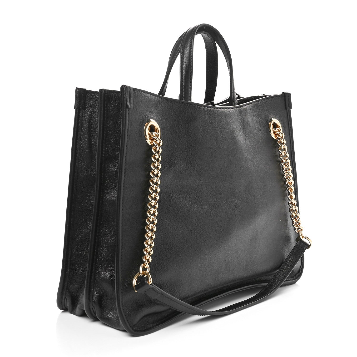 Gucci New Sakai Calfskin Lux Medium Horsebit 1955 Tote Bag Black 3 of 10