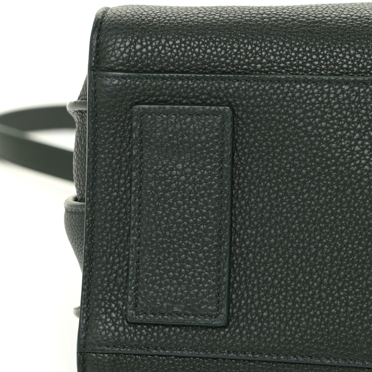 Grained Calfskin Small Supple Sac De Jour Dark Vert