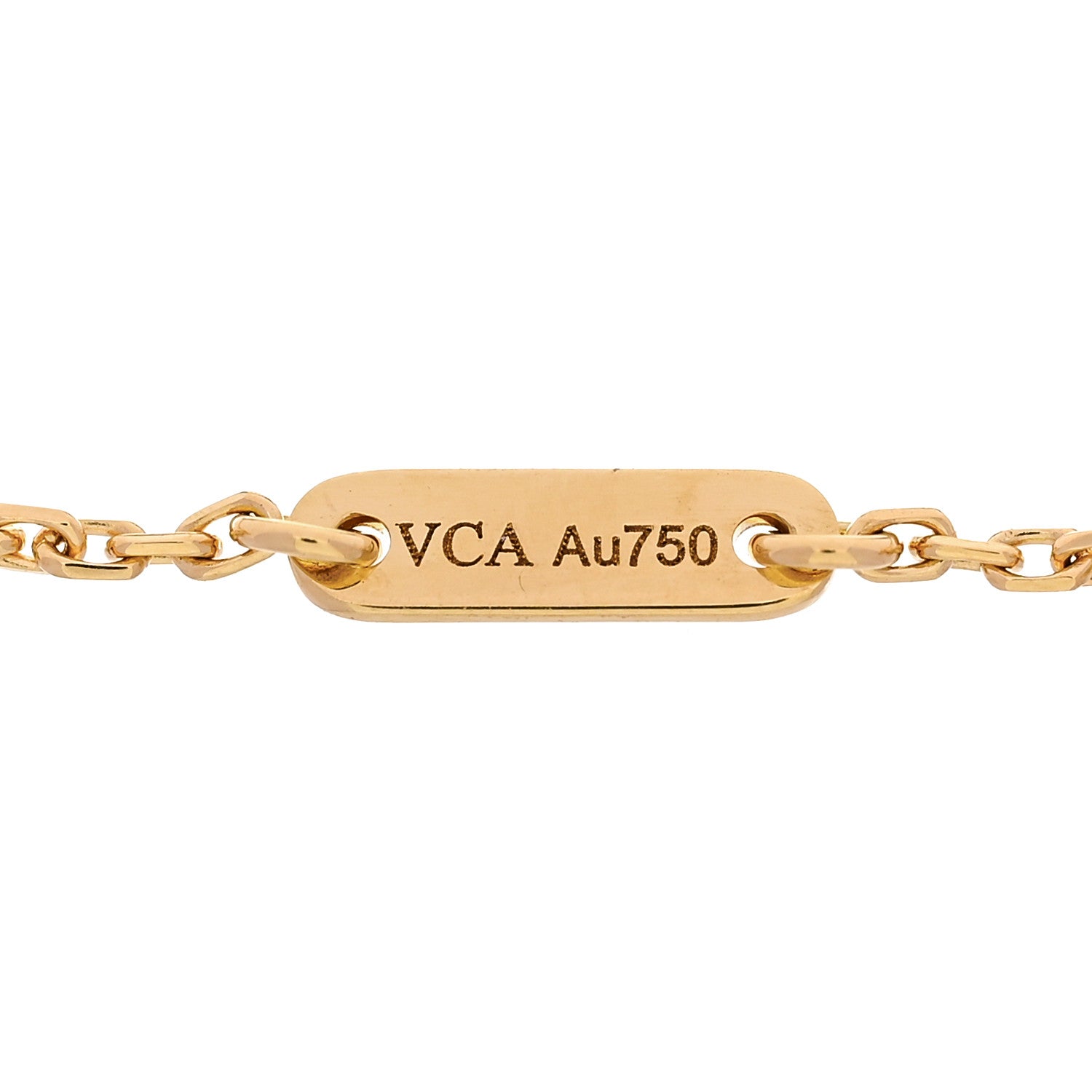 Van Cleef & Arpels 18K Yellow Gold Mother of Pearl Sweet Alhambra Bracelet 3 of 5