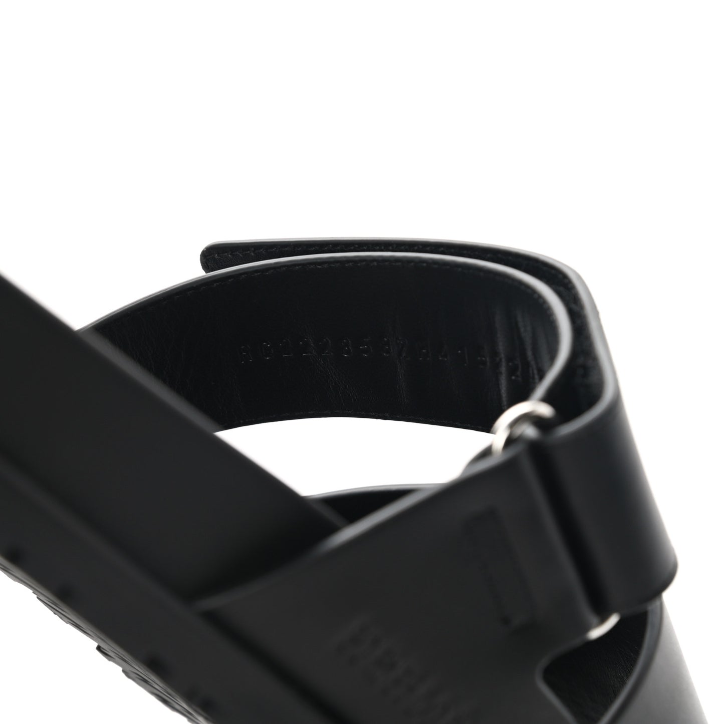 Calfskin Mens Chypre Sandals 41.5 Black