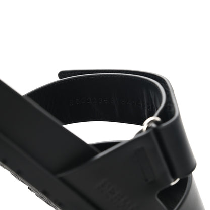 Hermes Calfskin Mens Chypre Sandals 41.5 Black 8 of 9