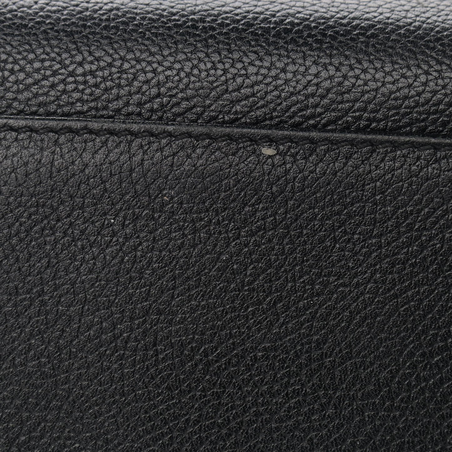 Calfskin Cerf Executive Shopper Tote Black