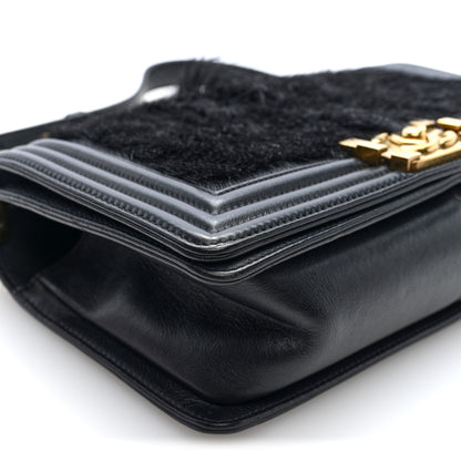 Chanel Goat Hair Medium Celtic Boy Flap Black 9 of 10