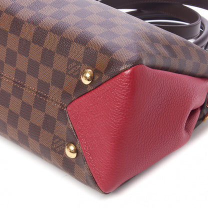 Louis Vuitton Damier Ebene Cuir Taurillon Brittany Wine 4 of 7