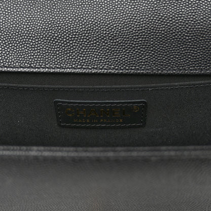 Chanel Caviar Quilted Medium Boy Flap Black 6 of 11