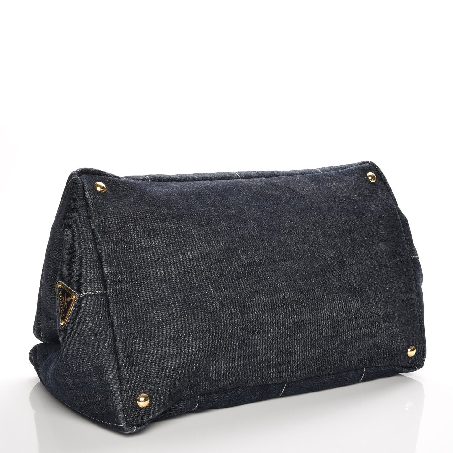 Denim Logo Tote Blue Rosso