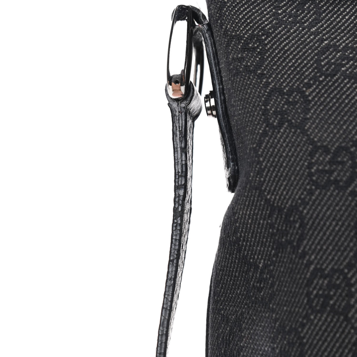 Gucci Monogram Abbey Messenger Bag Black 10 of 11