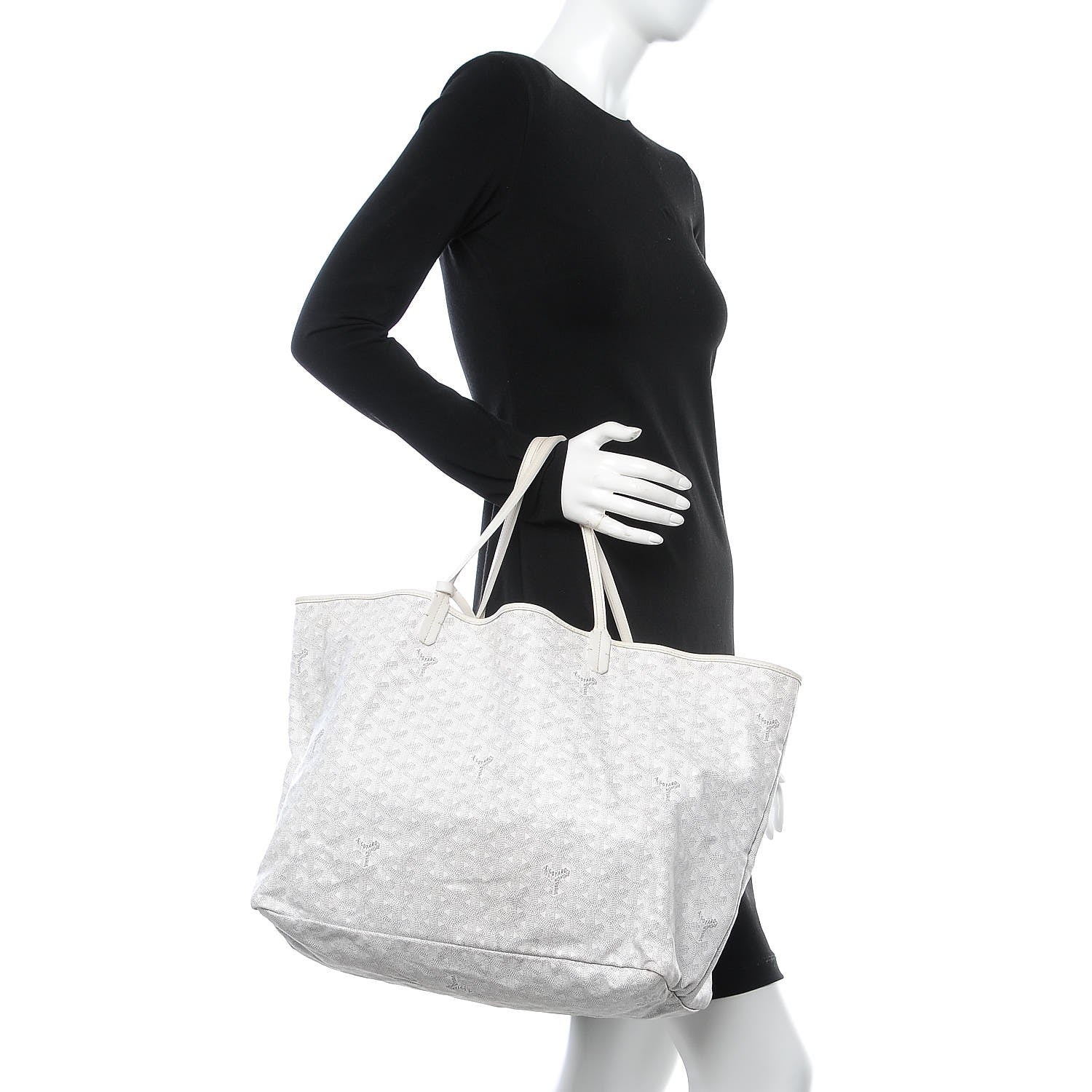 Goyard Goyardine Saint Louis GM White 2 of 15