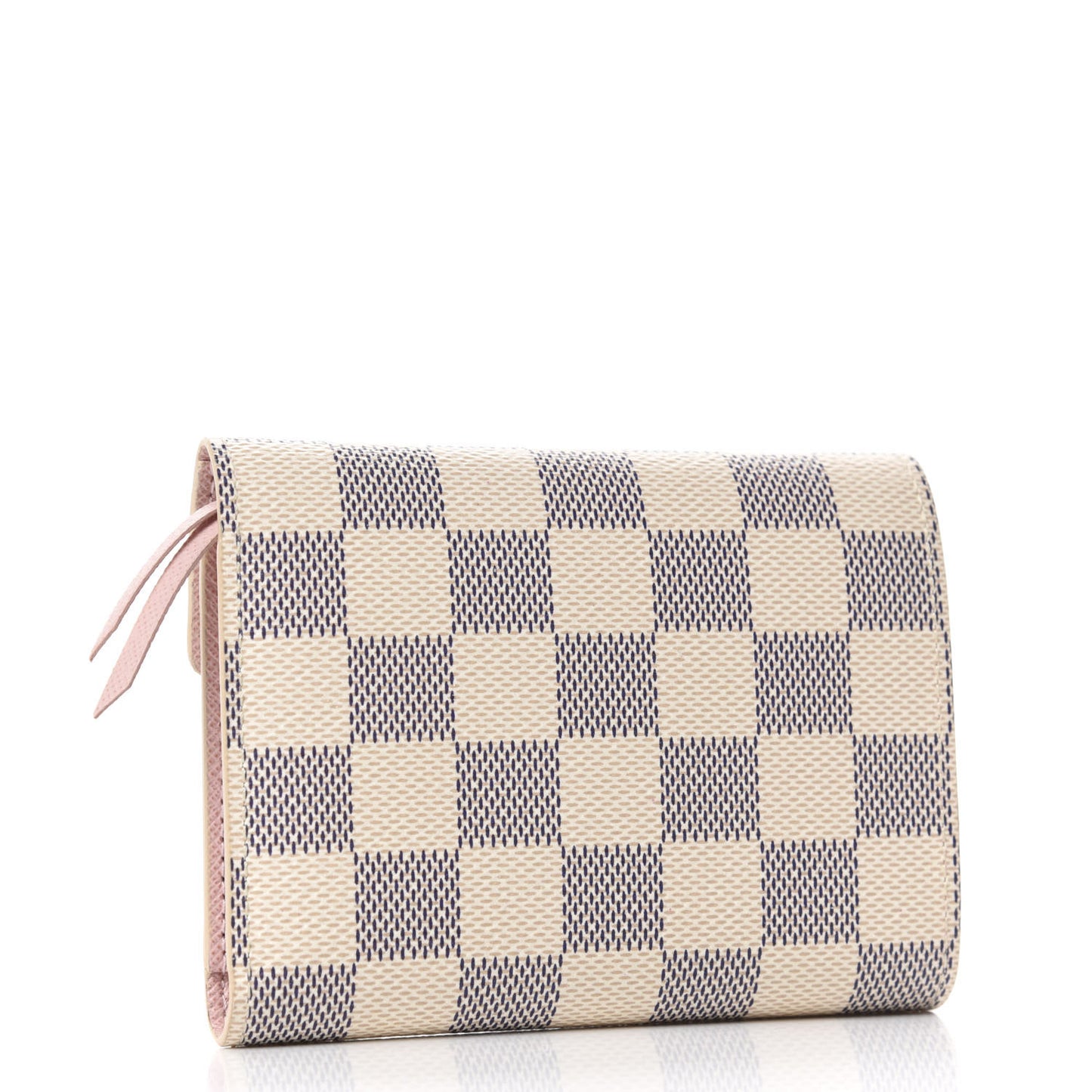 Damier Azur Victorine Wallet Rose Ballerine