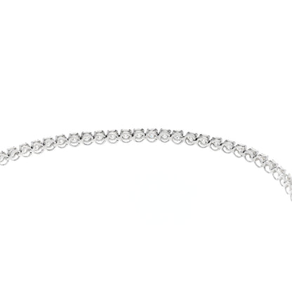 Parker & West by FASHIONPHILE 18K White Gold Diamond 3.00ctw Tennis Bracelet M 5 of 6