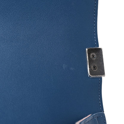 Chanel Calfskin Quilted New Medium Boy Flap Dark Blue 11 of 12