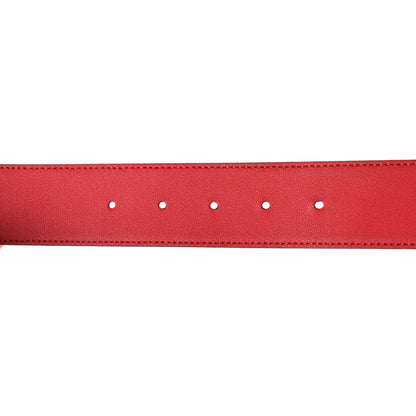 Gucci GG Plus Monogram Blooms Plaque Belt 80 32 Blue 5 of 6